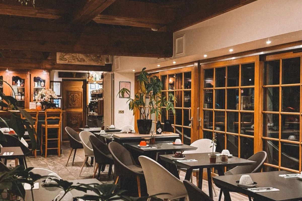 A warm, inviting restaurant interior, the real place behind the profile a diner finds on Google